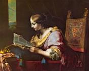 卡洛 多尔奇 : St Catherine Reading a Book